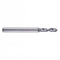 EnPoint Twist Drill Bit Pack of 5, Micro Drill Bits PCB Drills 2.4MM Cut Dia 3.175MM 1/8IN Shank 12MM Flute Length 38MM Overall Length Carbide Drill Bit Ideal for Drilling On Hardwood Acrylic PCB CNC SMT