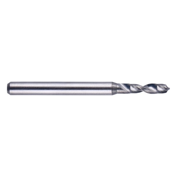 EnPoint Twist Drill Bit Pack of 5, Micro Drill Bits PCB Drills 2.4MM Cut Dia 3.175MM 1/8IN Shank 12MM Flute Length 38MM Overall Length Carbide Drill Bit Ideal for Drilling On Hardwood Acrylic PCB CNC SMT