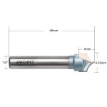 Enpoint Woodwroking Carbide-Tipped Beadboard Router Bit 1/4