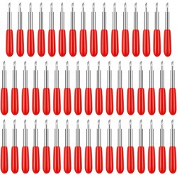 Cutting Plotter Blade, Enpoint 50Pcs 45 Degree Cutting Blades for Explore Air/Air 2 Maker Expression Cutting Blades Fabric Cutting Replacement Blades Compatible with Vinyl Cutting Machines