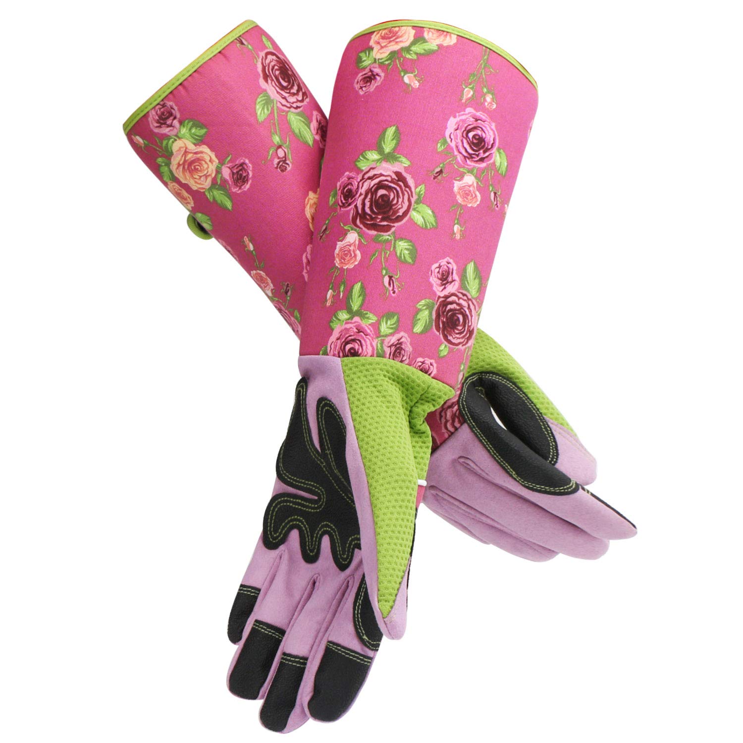 Women Long Gardening Gloves Enpoint Rose Pruning Gloves With