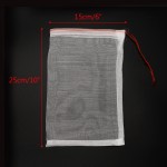 6x10 Inch 100 Pcs Fruit Protection Bags for Fruit Trees, EnPoint Fruit Netting with Drawstring, Garden Plant Protector Mesh Cover Bag for Grape, Tomato, Banana, Peach, Apple, Flower