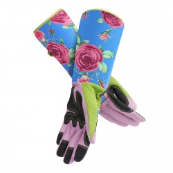 Garden Gloves Long，ENPOINT Rose Gardening Gloves With Puncture Resistant For Gardeners For Woman, Long Sleeve Gardening Gloves Pruning Thorn Proof Protection For Planting Yard Work, Blue