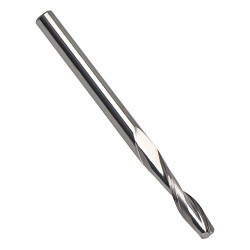 Precision Carbide Solid End Mill 2-Flute 1/8" 3.175mm Shank 1/8" Cutter Dia 17mm Flute Length CNC Milling Machine Router Bits Metalworking for Aluminum Acrylic Wood Plastic PVC MDF: Home Improvement