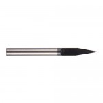 Titanium Coating Carbide Metalworking Engraving Tool Generic 3.175mm 1/8" 20 Degree 0.3mm Tip Dia Engraving Machine CNC Router Bits Wood Signs Carving Knife for ABS Acrylic Wood Plank PVC Double Color Plate